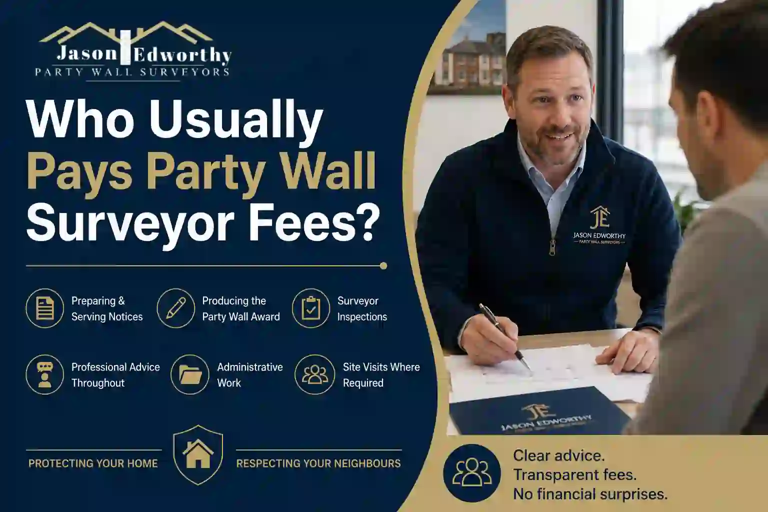 Who Usually Pays Party Wall Surveyor Fees Sittingbourne?